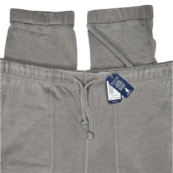 Johnnie-O Burner Jogger Sweatpants Mens Large Gray Burn-Out Wash Athleisure New - Picture 1 of 9